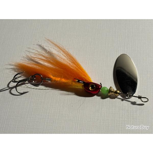 cuiller tube fly 6 grs Truite & perche fabrication Fran�aise CTB14