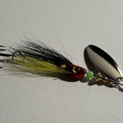 cuiller tube fly 6 grs Truite & perche fabrication Fran&ccedil;aise CTB17