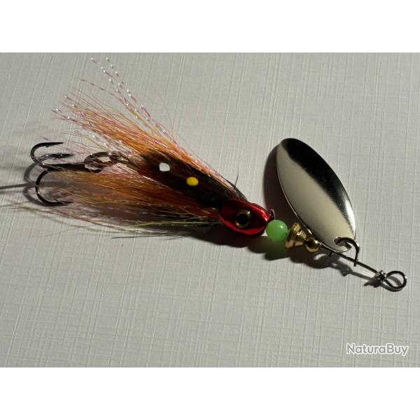 cuiller tube fly 6 grs Truite & perche fabrication Fran�aise CTB15