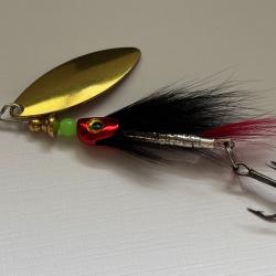 cuiller tube fly 6 grs Truite & perche fabrication Fran&ccedil;aise CTB03