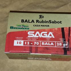 Balles Brenneke Rubin Sabot Saga cal. 12/70 HILMAR SUPER DESTOCK !!!