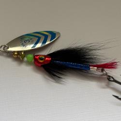 cuiller tube fly 6 grs Truite & perche fabrication Fran&ccedil;aise CTB01