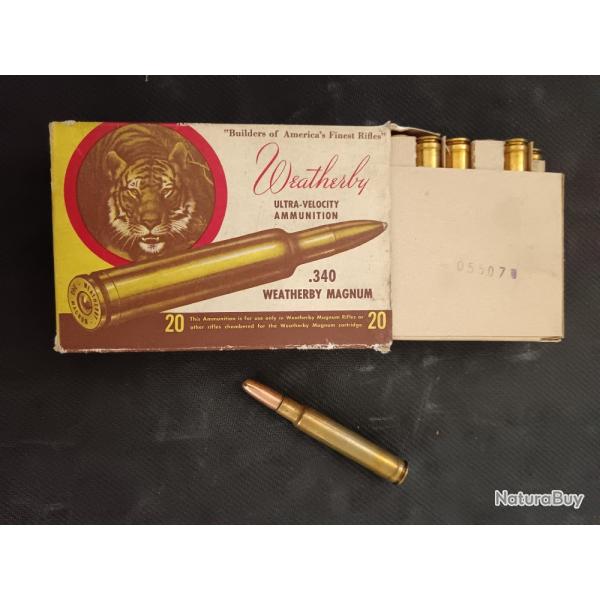 MUNITION 340 WEATHERBY MAGNUM
