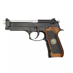 REPLIQUE PISTOLET BERETTA "STARS" RESIDENT EVIL GAZ BLOWBACK NOIR