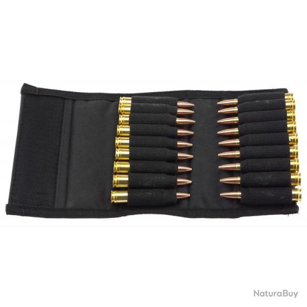 Etui nylon noir pour 18 balles de grande chasse country