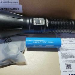 Lampe Torche LEP - Astrolux WP3 - Longue port&eacute;e 2,9Km - 562lm - &eacute;tanche IPX6 - Batterie Li-ion 21700