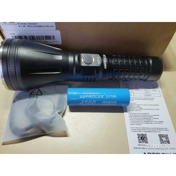 Lampe Torche LEP - Astrolux WP3 - Longue port�e 2,9Km - 562lm - �tanche IPX6 - Batterie Li-ion 21700