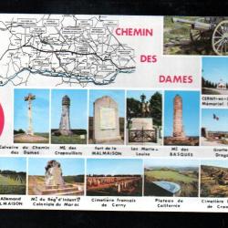 le chemin des dames multivues cpm