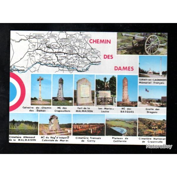 le chemin des dames multivues cpm