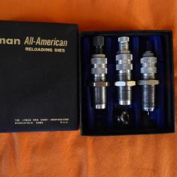 jeu d'outil LYMAN "ALL AMERICAN" carbure  38/357 + Shell holder