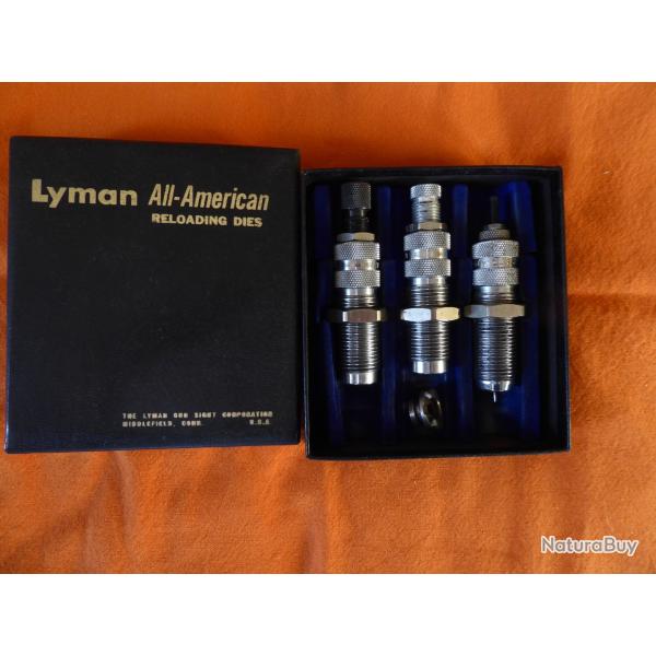 jeu d'outil LYMAN "ALL AMERICAN" carbure  38/357 + Shell holder