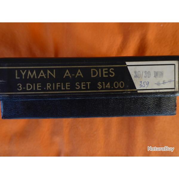jeu d'outils LYMAN "All American" 30-30 + shell holder