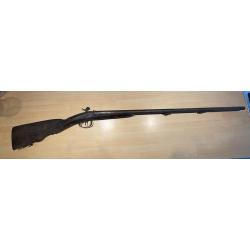 fusil de chasse ancien, canon juxtapos&eacute;s