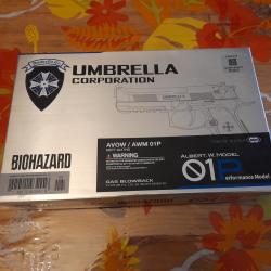 PISTOLET A GAZ AIRSOFT TOKYO MARUI M92 BIOHAZARD ALBERT W. MODEL 01P