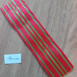 Belgique Ruban Croix de Guerre 1914 1918 Belge WW1Lon. 14 cm.