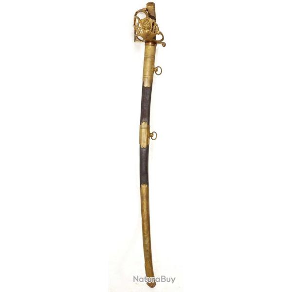 SABRE D'OFFICIERS A CHEVAL DES COMPAGNIES D'ELITE DE CAVALERIE DE LIGNE VERS 1804 - FRANCE PREMIER E