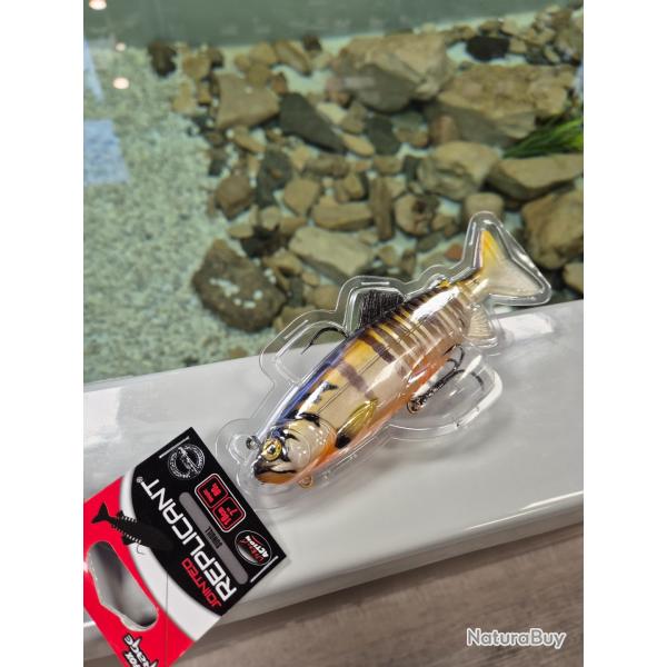 LEURRE SOUPLE ARM�- FOX RAGE - REPLICAN JOINTED - 18CM 80GR - COLORIS LIMIT� ALCEDO