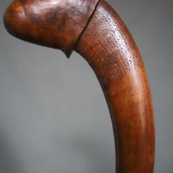 Massue Kanak de forme Phallique - Oc&eacute;anie, Nouvelle Cal&eacute;donie, d&eacute;but 20&egrave;me si&egrave;cle ou ant&eacute;rieure