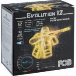 CARTOUCHE FOB EVOLUTION calibre 12/70 36g HP n&deg;7 bj x25