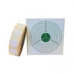 Pastilles autocollantes blanches diam 19 mm x500