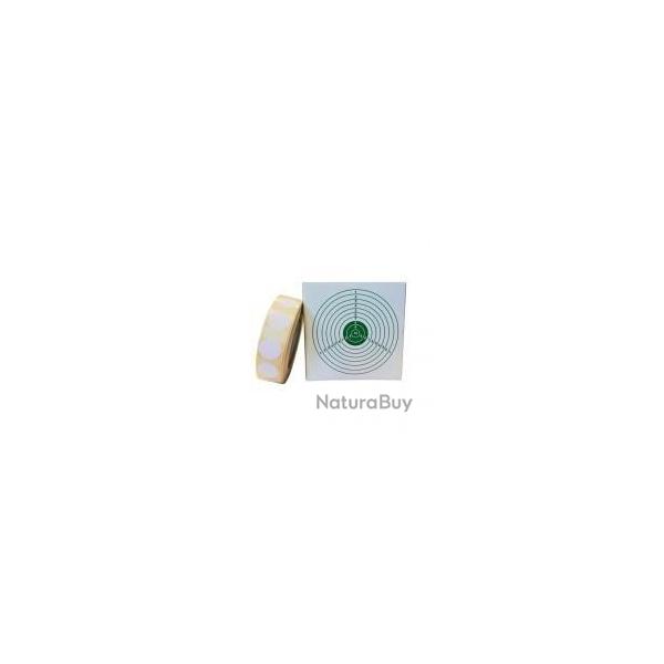 Pastilles autocollantes blanches diam 19 mm x500