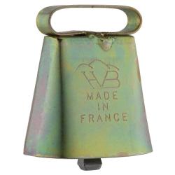 Sonnaillons H&eacute;len Baud en acier zingu&eacute; - 4 cm