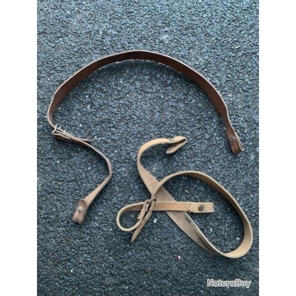 Lot de 2 sangles pour fusils