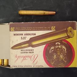 MUNITION 375 WEATHERBY MAGNUM - incomplete