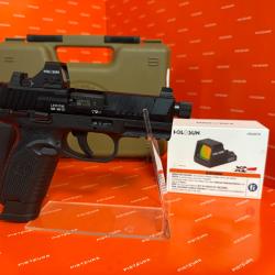 Pistolet FN 502 TACTICAL Black Filete NEUF cal 22LR + HOLOSUN HS407K