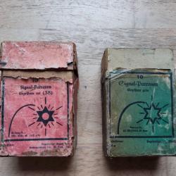 Bo&icirc;tes vides cartouches lance-fus&eacute;es allemand LP34 LP42