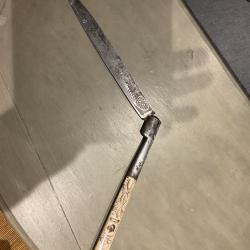 Couteau Vendetta  v&eacute;ritable Bernard lame marqu&eacute;e 76