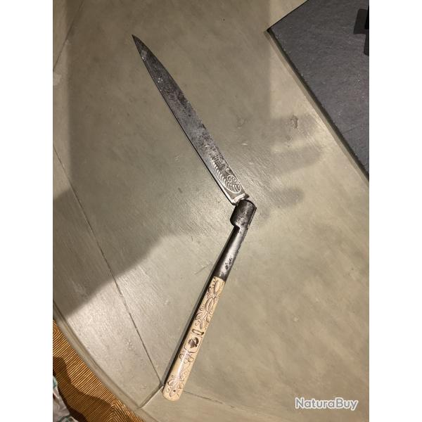 Couteau Vendetta  v�ritable Bernard lame marqu�e 76