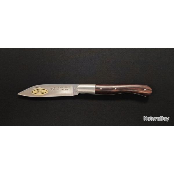 L'Aurillac par le Fid�le - Couteau pliant de poche manche en bois de violette v�ritable - R�f : AUBV