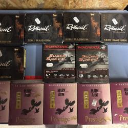 Lot cartouches calibre 12/70