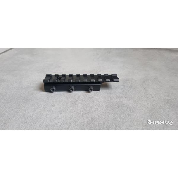 Rail convertisseur 11mm vers 22mm Picatinny