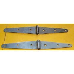 ARMEE AMERICAINE U.S : LOT DE 2 CHARNIERES  POUR CAISSE EN BOIS DE L'ARMEE AMERICAINE , BON  ETAT  V