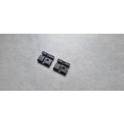 2 Mini rails convertisseur 11mm vers 22mm picatinny l&eacute;ger