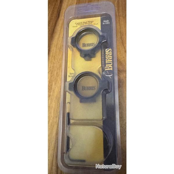 Paire de colliers Burris Universal Dovetail - 30 mm - NEUF