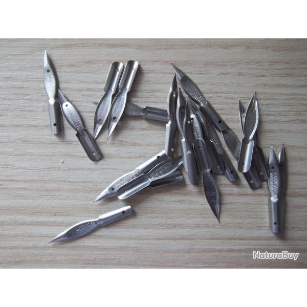 lot de 20 plumes anciennes calligraphie - LA COMTOISE inoxydable N� 2