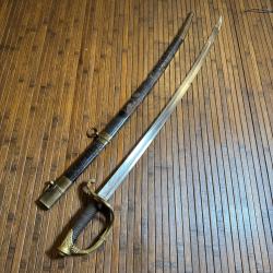 SABRE D'OFFICIER D'INFANTERIE MODELE 1821 R&Eacute;GLEMENTAIRE FRAN&Ccedil;AIS