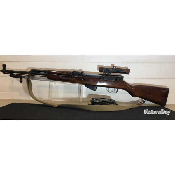 Carabine SIMONOV SKS 45 7.62x39 avec optique