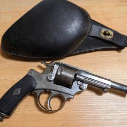 Superbe revolver M.1873 r&eacute;glementaire Chamelot-Delvigne de 1880 cal 11mm73