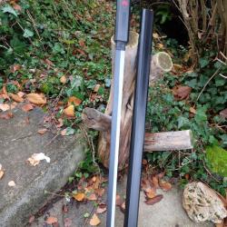 Naruto Katana Noir Sasuke Uchiha Lame acier carbone noir Fourreau & Manche Bois