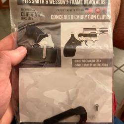 Clip draw smith wesson jframe