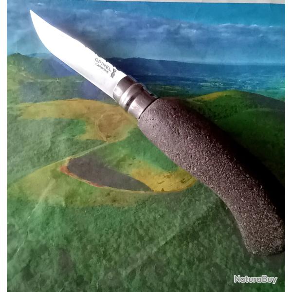 Couteau Opinel 9 en pierre de lave