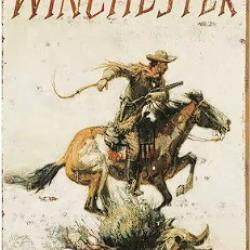 Plaque d&eacute;corative vintage winchester V4 LIVRAISON GRATUITE