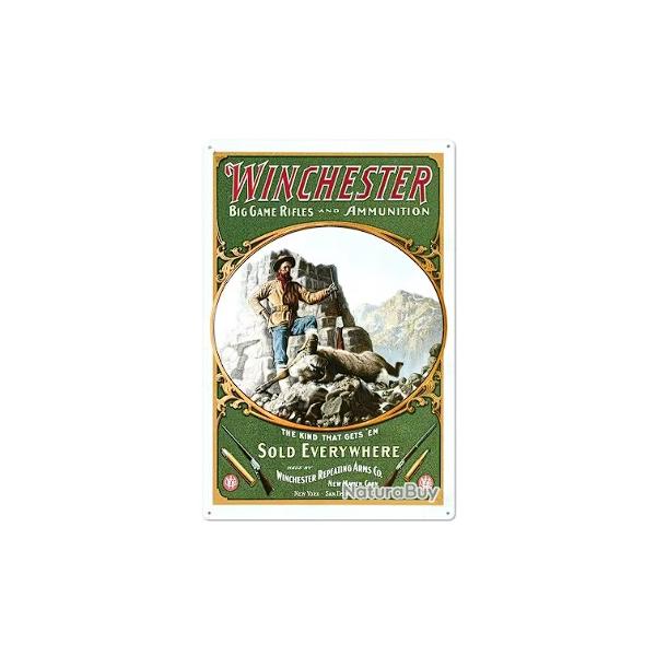 Plaque d�corative vintage winchester V9 LIVRAISON GRATUITE
