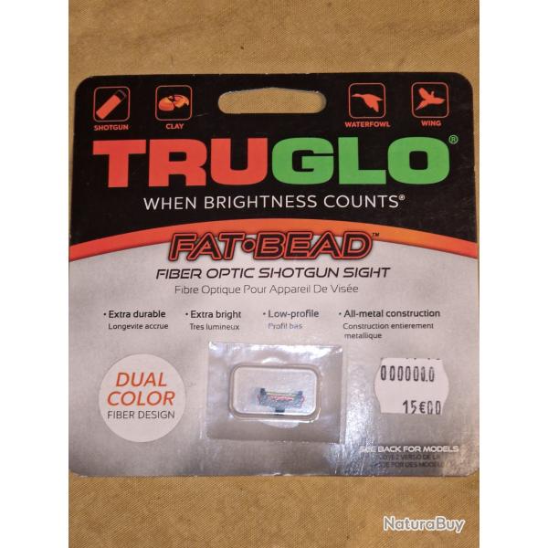 Guidon � visser TRUGLO Fat Bead 3mm HILMAR SUPER DESTOCK !!!