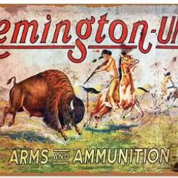 Plaque d&eacute;corative vintage remington V2 LIVRAISON GRATUITE