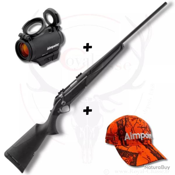 PACK CARABINE BENELLI LUPO CAL 30.06 56CM + MICRO H-2 + CASQUETTE AP